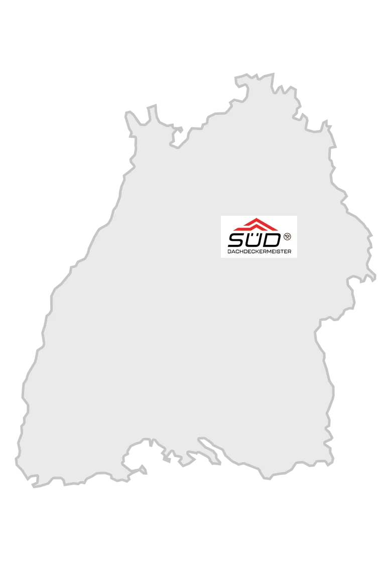 Karte Standort Süddachdecker Baden-Würtenberg